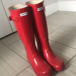 Red Hunter Rain Boots